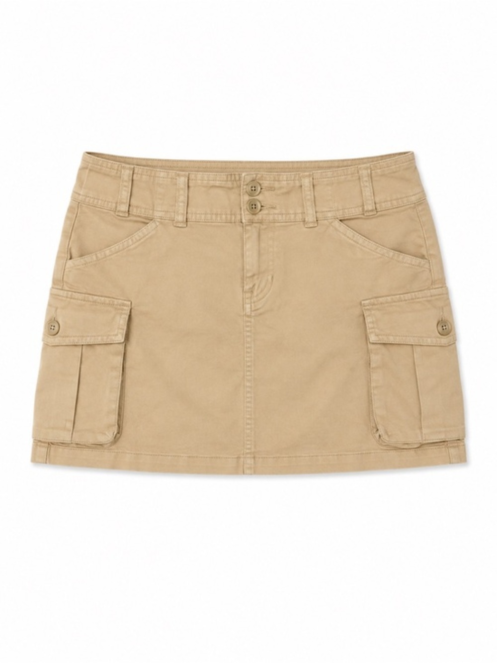 Beige Brandy Melville Cargo Skirt